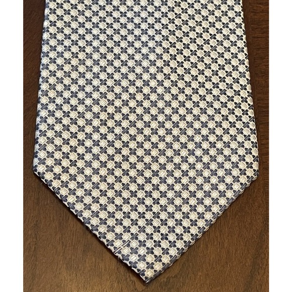 Comoseta Blue 100% Silk Men’s Neck Tie Made In China - Picture 1 of 9